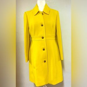 J.Crew Italian Yellow Coat for Women